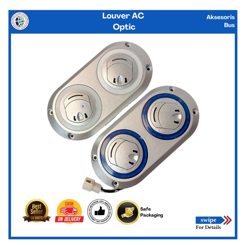 NEW Louver AC Led Optic/Kisi Kisi Pendingin AC Bus LED/Louver AC Bus