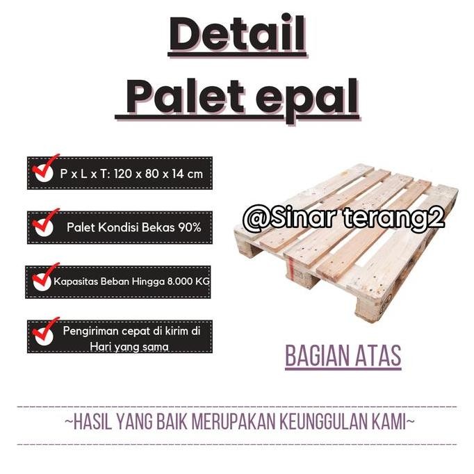 

ready !!! Palet Kayu Epal Palet Kayu Eropa Palet Eur Palet Uic 120x80x14cm