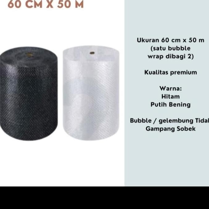 

ready bubble wrap 60cm x 50m murah