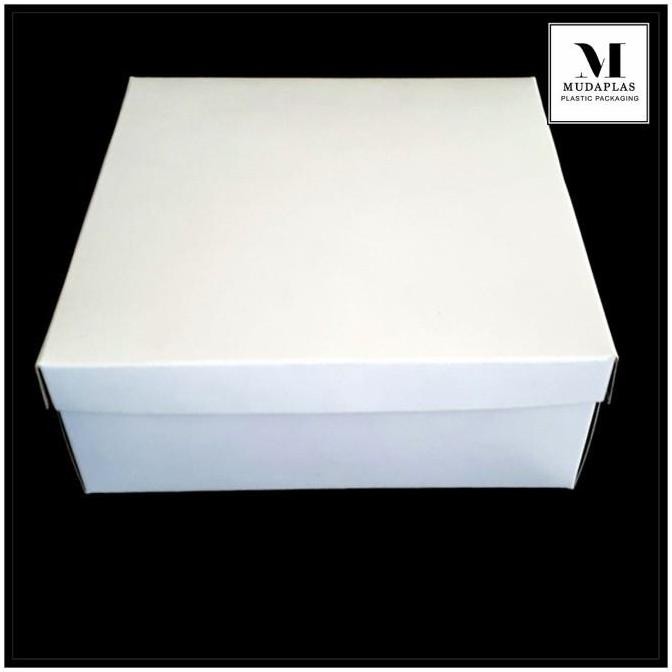 Diskon Box Nasi Kotak 22 X 22 Cm / Kotak Nasi / Dus Tps Box - Isi 50 Lembar