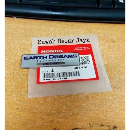 Emblem Cover Mesin Earth Dreams Technology IVTEC City RS Hatchback GN5 murah