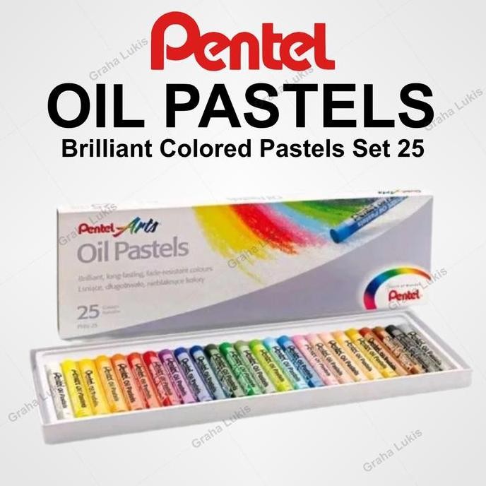 

ready !!! Crayon Pentel Oil Pastels 25 warna