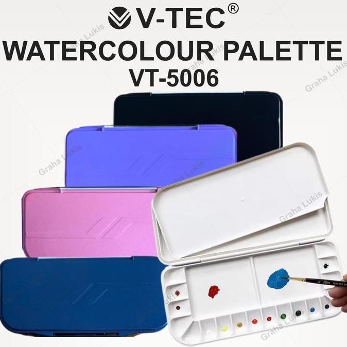 

ready !!! Watercolor Pallete 18 - Palet Cat Air VT-5006
