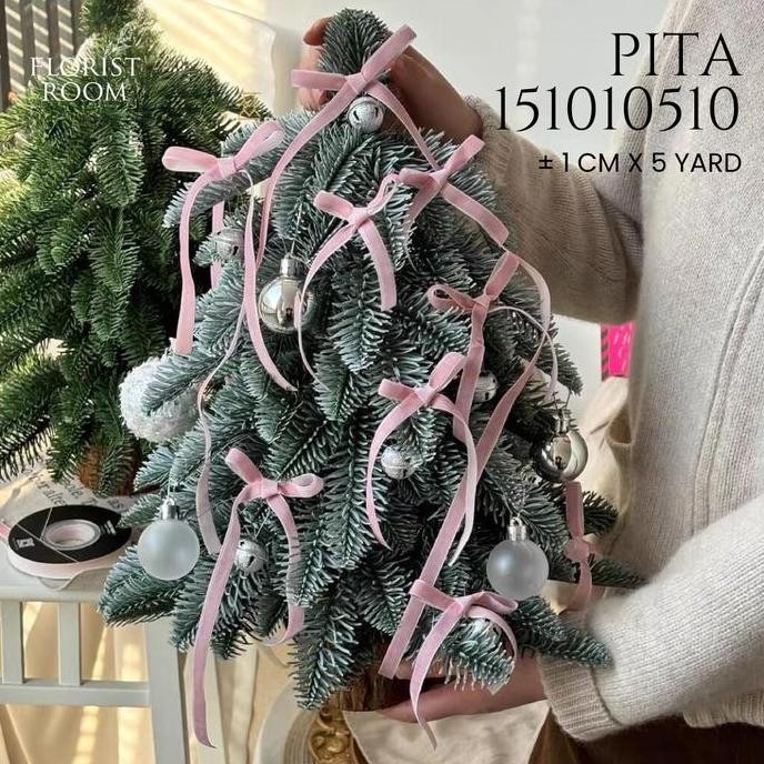 

ready Pita 151010510 1cm x 5yard - Pita Beludru - Velvet Ribbon