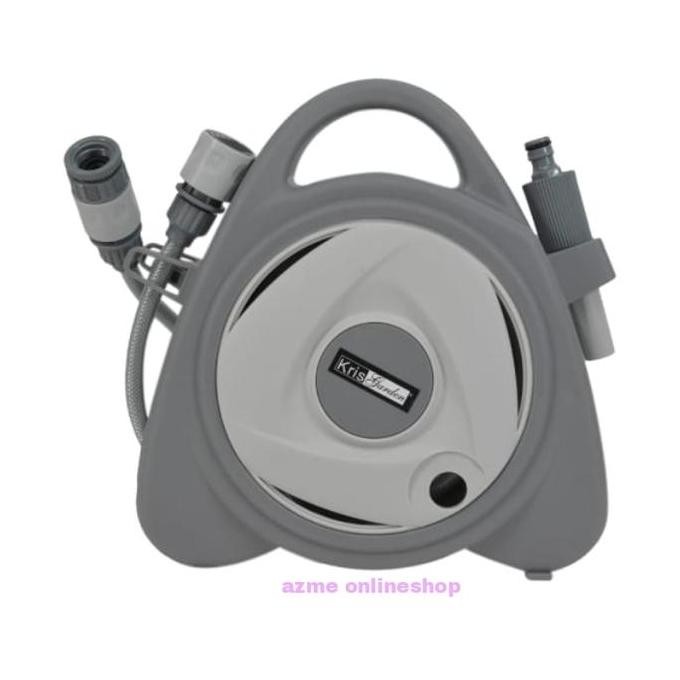 TERBARU - krisbow Garden 10 M selang air dengan pengggulung_selang taman komplit