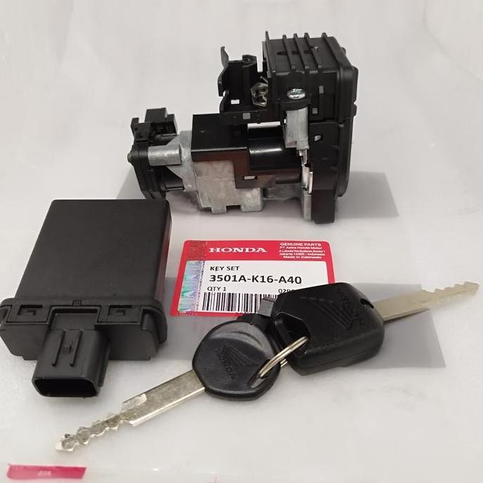 KUNCI KONTAK SCOOPY ESP + REMOTE K16 2015-2017 ORIGINAL THAILAND murah