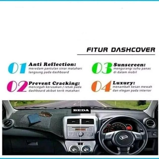 Hiasan Dashboard Mobil New Avanza Veloz Xenia 2012-2021 Aksesoris Dashboard Mobil Karpet Beluduru mu