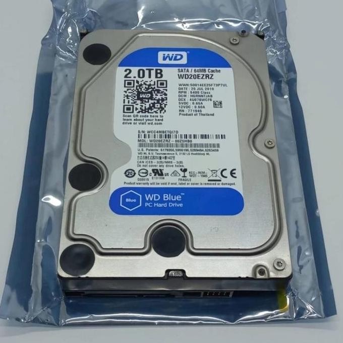 NEW hdd wd blue 2tb 7200rpm pc