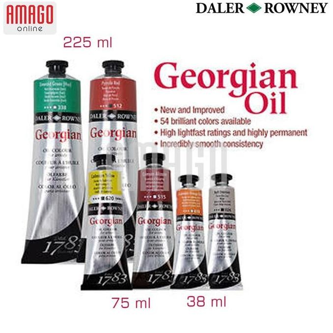 

ready !!! DALER-ROWNEY - GEORGIAN OIL PAINT 225 ml - TITANIUM WHITE - 111225009