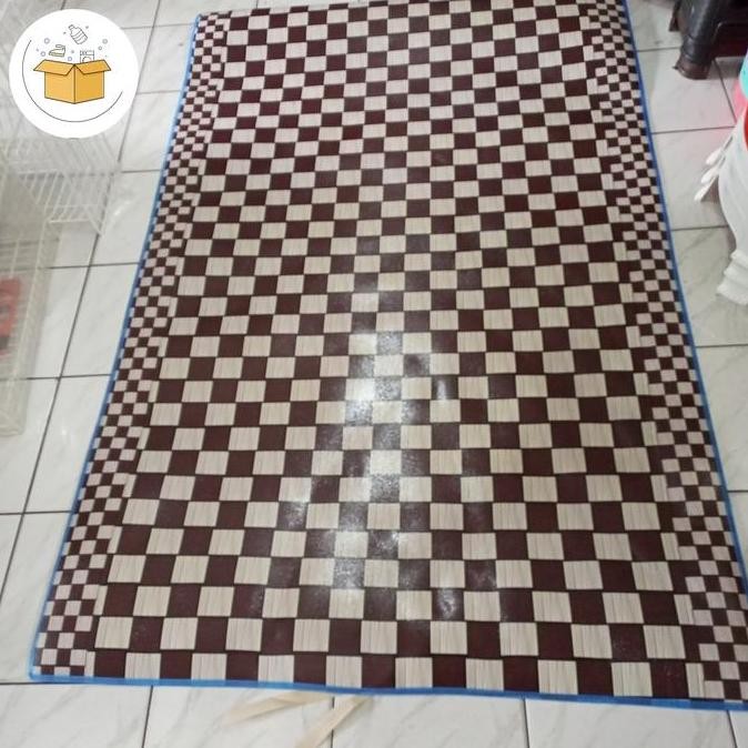 Tikar Lantai Plastik Tebal 3mm 160x200/Karpet Matras Alas Spon Lantai murah