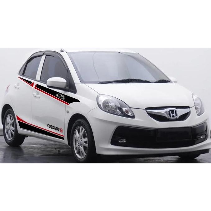Sticker Aksesoris Stripe Mobil Honda Brio Mugen Kanji 01 murah