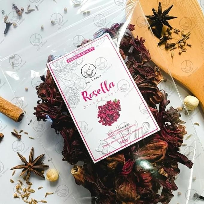 

50GR BUNGA ROSELLA KERING / DRIED ROSELLA 100% PREMIUM