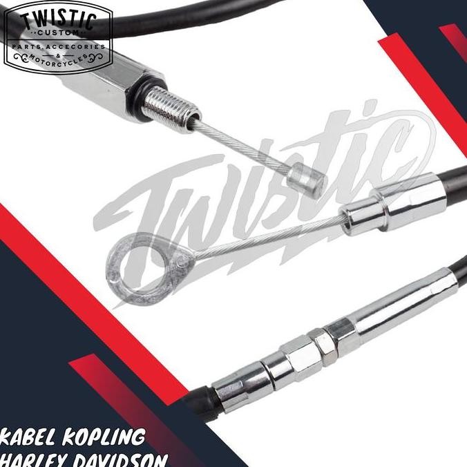 Kabel Kopling Panjang Clutch Cable Stang Ape Bar Motor Harley Davidson
