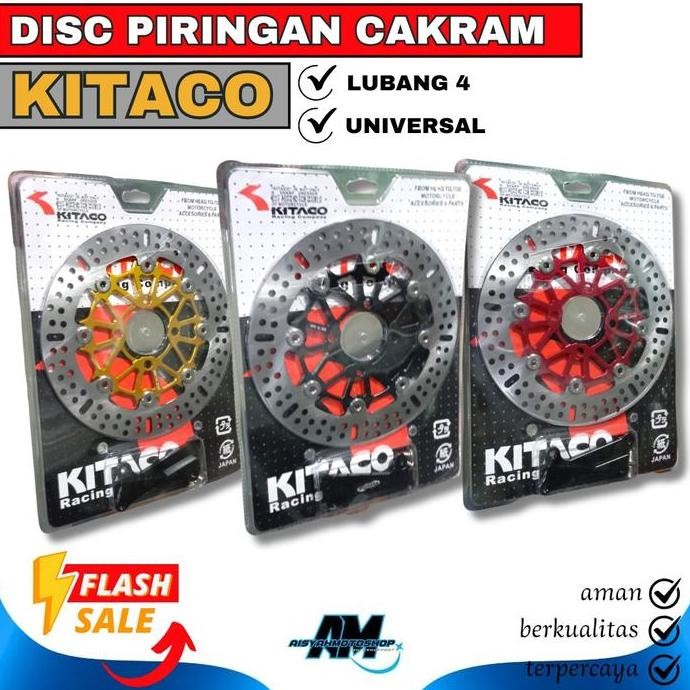 DISC KTC KITACO 260 MM DISC BRAKE PIRINGAN KTC KITACO RACING 260 MM FREE BREKET  DISC CAKRAM DISC CA