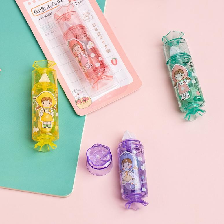 

Azq-16 Uj-53 Gd-8 Twingo Candy Shape Mini Glue Tape / Glue Tape Lem Kertas Mini 5Mm X 4M Bentuk Candy Viral Termurah