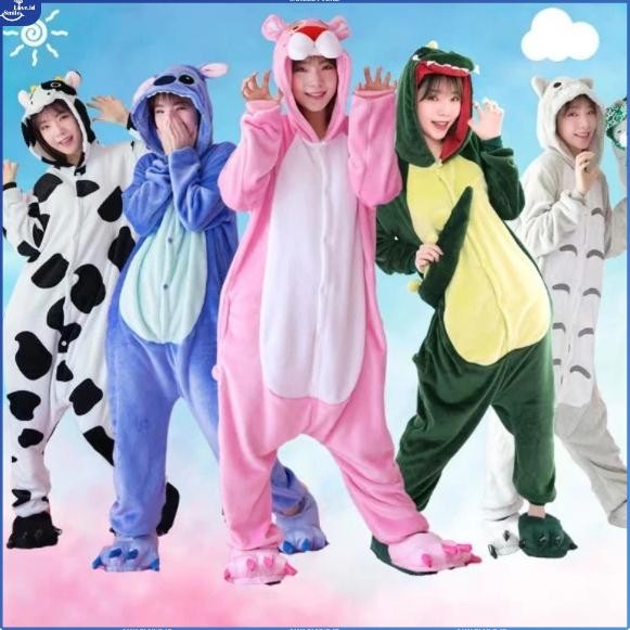 ''Terlaris" Onesie Costume Piyama Character Baju Kostum Karakter Dewasa Uni Cosplay Pikachu Hewan Un