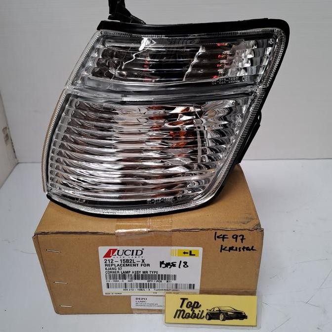 . Lampu sen depan Kijang Kapsul 1997-1999 Kristal 212-15B2 -X merk Lucid
