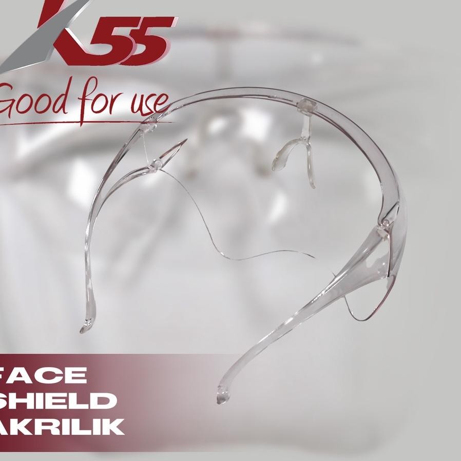 Face Shield Akrilik Kacamata Face Shield Acrylic Raffi Sultan