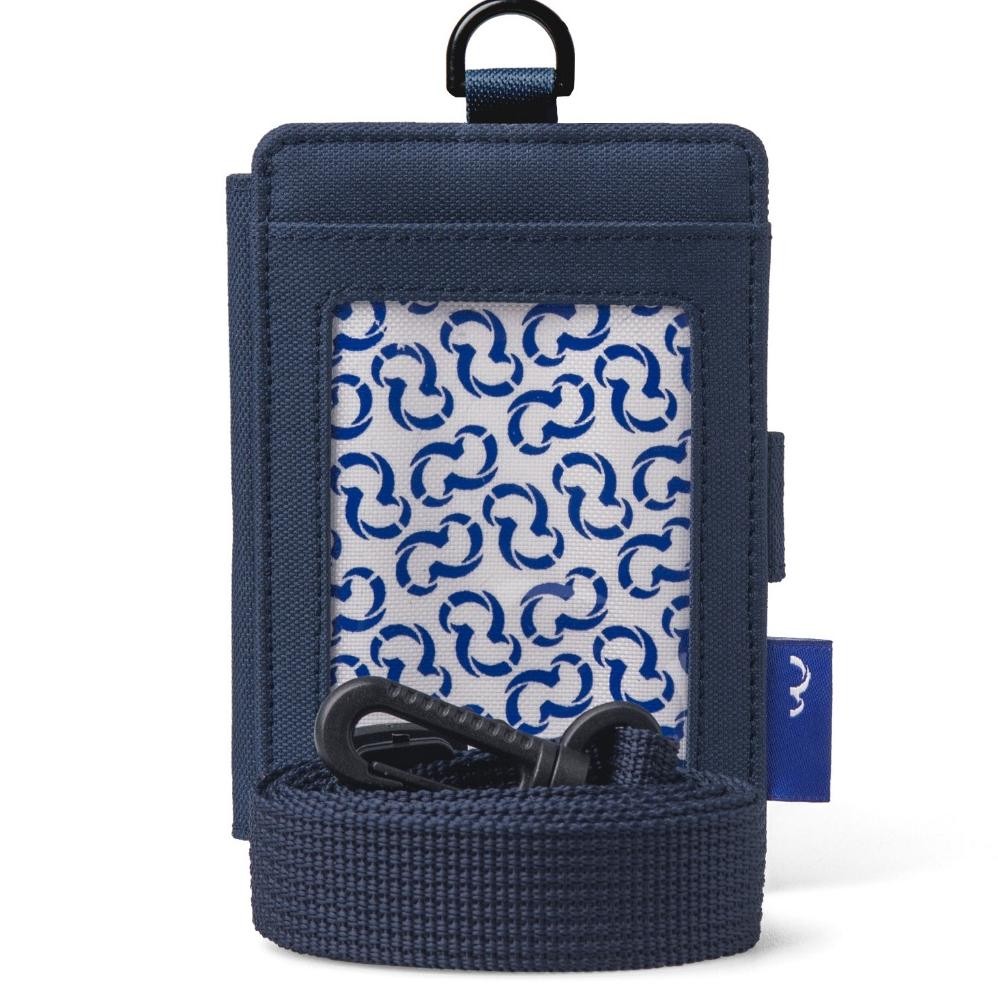 

Wallts Pebble Navy - Lanyard Name Tag ID Card Kantor Uni Pria Wanita