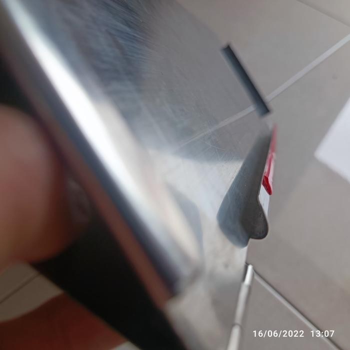 Tatakan Dudukan Plat Nomor Mobil Model Pejabat Selip Stainless Toyota All New Innova 2021-2022 Baut 