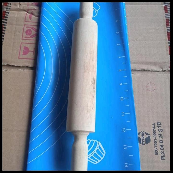 Terlaris Alas Silikon Satu set rollpin dan screp/ satu set Alat Penggiling adonan anti Lengket Dapur