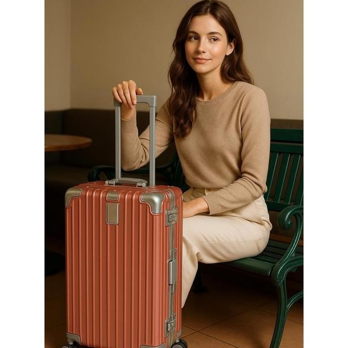 Koper Kabin Alumunium Polo Viena Non Zipper  Size 20 Inch