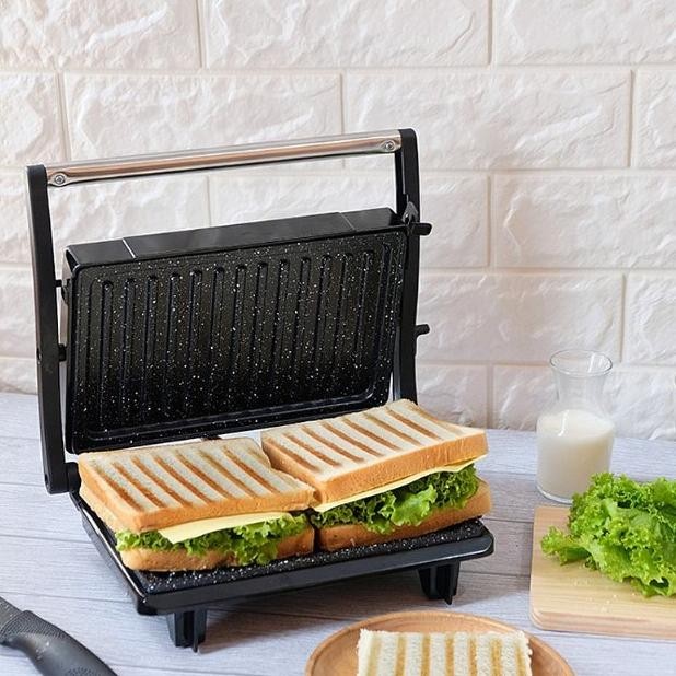 Panini Press (Il-203) / Toaster Pemanggang Roti / Daging | Idealife
