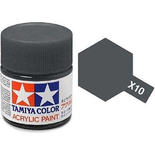 

Tamiya Color Acrylic Paint X-10 Gun Metal 10Ml Diskon