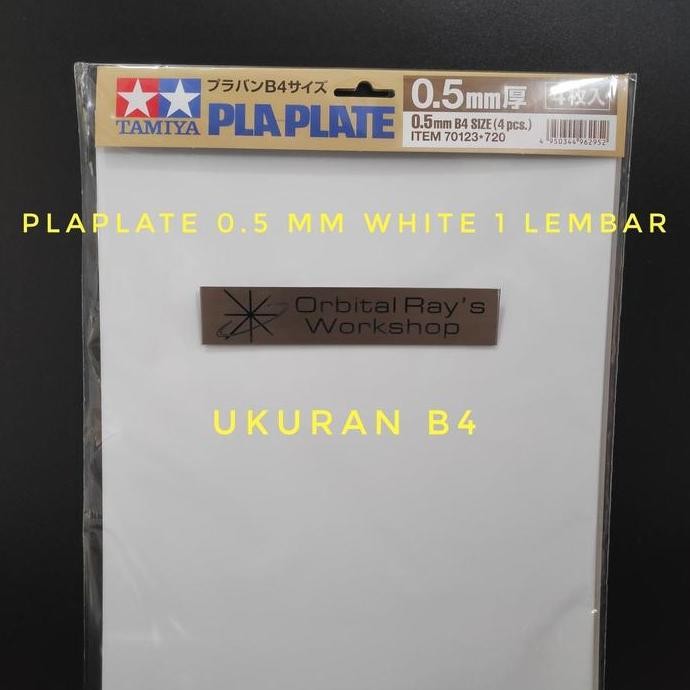 

Plaplate Tamiya 0.5 Mm Ukuran B4 (Per Lembar) Terbaik