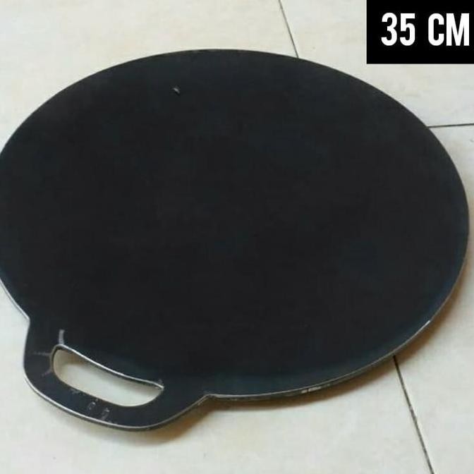 Pemanggang Wajan Datar 35 Cm Roti Bakar Martabak Tebal Panggang Bulat