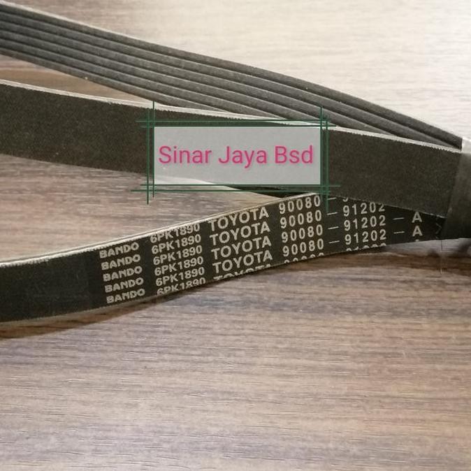 . Fan Belt Altis 6PK1890 ASLI Orisinil TERMURAH