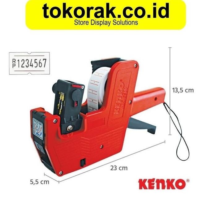 

Terbaru Price Labeller Mx-5500 1 Baris Kenko - Mesin Alat Label Harga 1 Baris