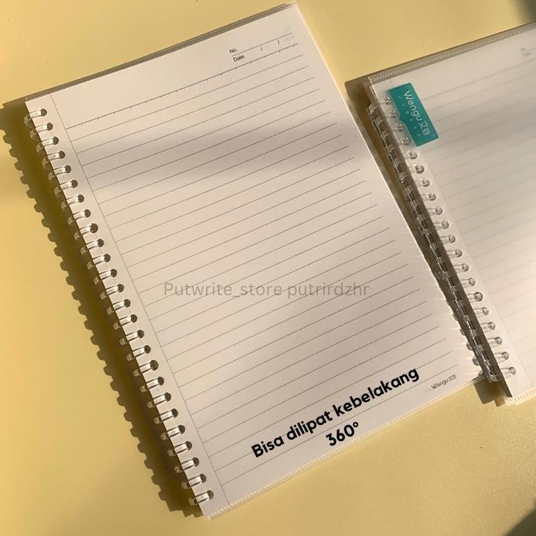 

Promo Binder Ring A5 B5 Dilipat 360 Minimalist Free Kertas Diskon