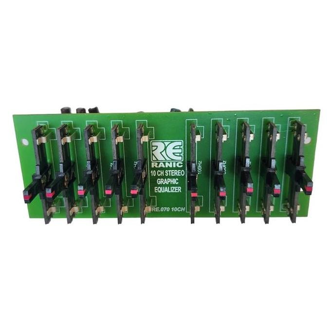 Kit Equalizer 10 Channel Stereo Potensio Geser La3600 New Stok