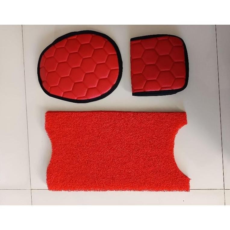 Berkualitas Paket Hemat Karpet + Sarung Jok Sepeda Listrik U Winfly D7D Df7 D7S - Mie Bihun Kualitas