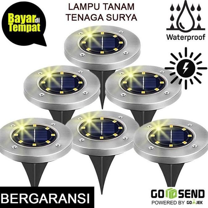 

Lampu Tanam Taman Solar Tenaga Surya Matahari Outdoor 8 LED 20 LED Anti Air Lampu Hias Light Solar Sensor Otomatis Waterproof