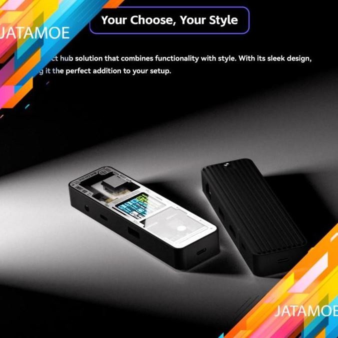 Dockcase Explorer Edition Usb Type C Smart Hub Multiport 10Gbps New Stok