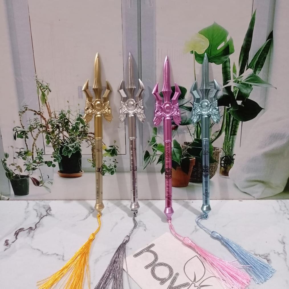 

Diskon (12Pc) Pen Gel Motif Cowo Unik Tinta Hitam Diskon