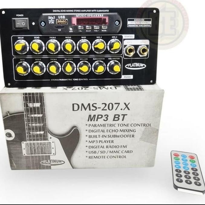 Kit Tone Control Stereo Mixing Dms-207.X Plus Mp3 Bluetooth / Dms207X New Stok
