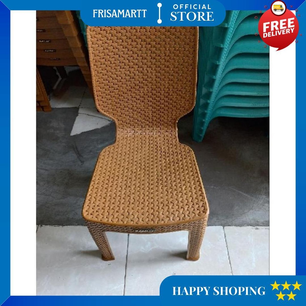 Kursi Napolly Kursi Plastik Napolly Sender 2Y3 / Kursi Tunggu / Kursi Anyam Rotan Cod