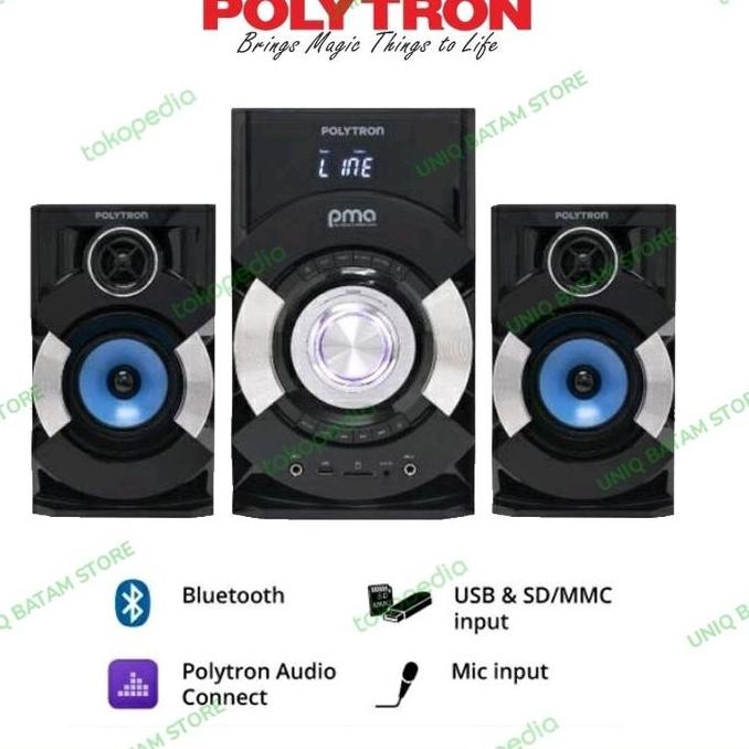 Polytron Multimedia Speaker Pma 9507 / Ba Batam New Stok