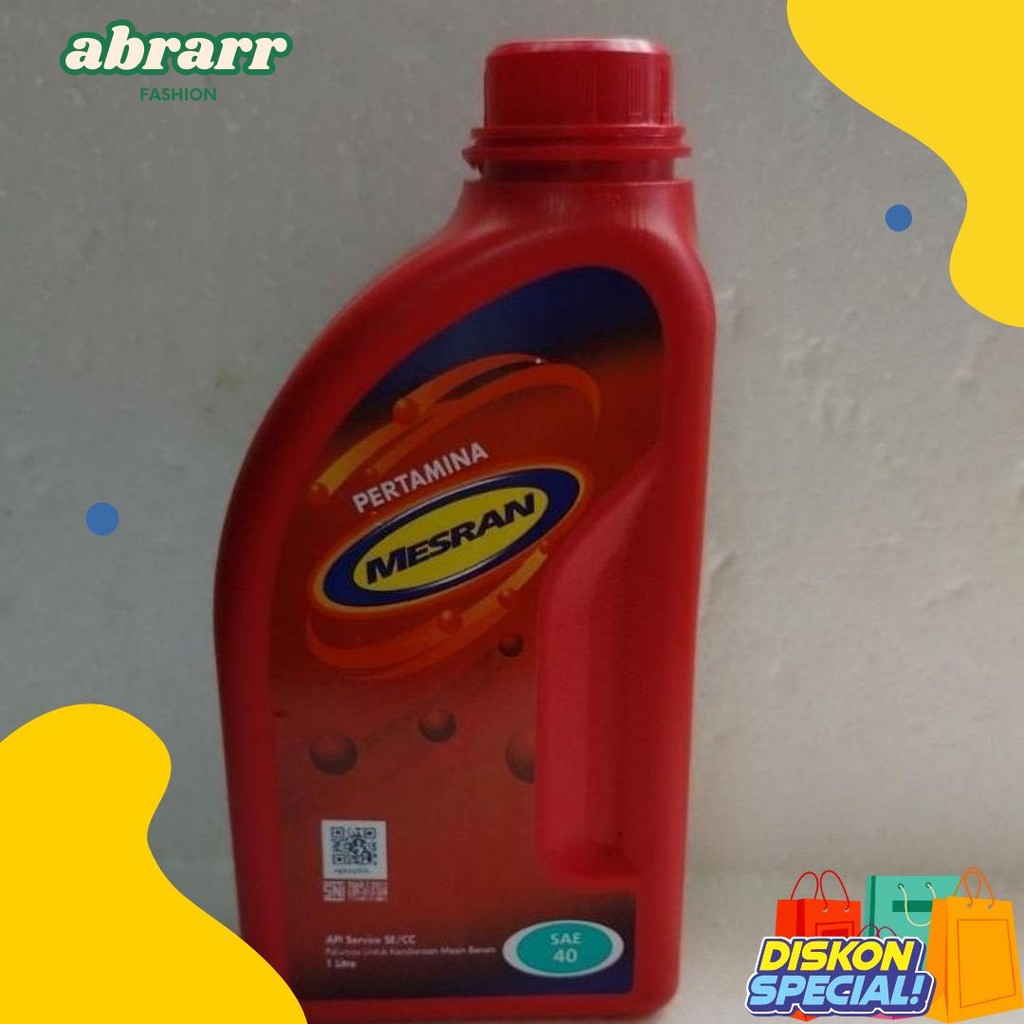 Oli Mesran Sae 40 1L Pelumas Oli Mesran 40 Oli Pertamina-Oli Motor Mesran 40  Mesran 40 Oli 1Liter T