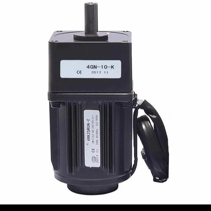 Sale Dinamo Motor Gearbox Ac 220V 25Watt 68Rpm 1:20 Torsi Besar