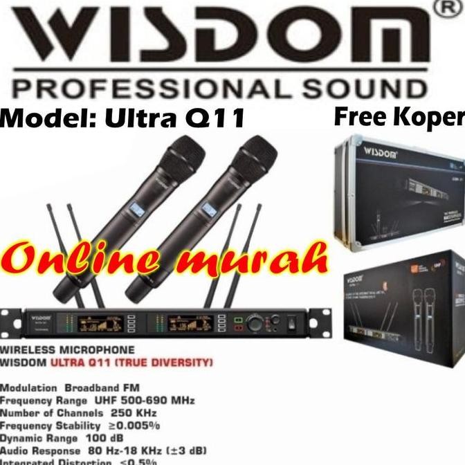 Mic Wireless Wisdom Q11 Wisdom Q11 Original Resmi New Stok