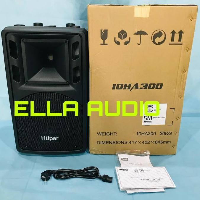 Huper 10Ha300 10 Ha 300 Speaker Aktif New Stok
