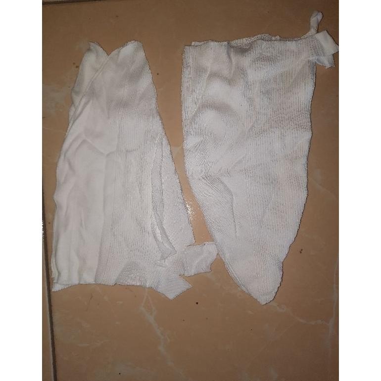 HJK Majun Putih Hings Katun/Majun Putih Kaos Singlet