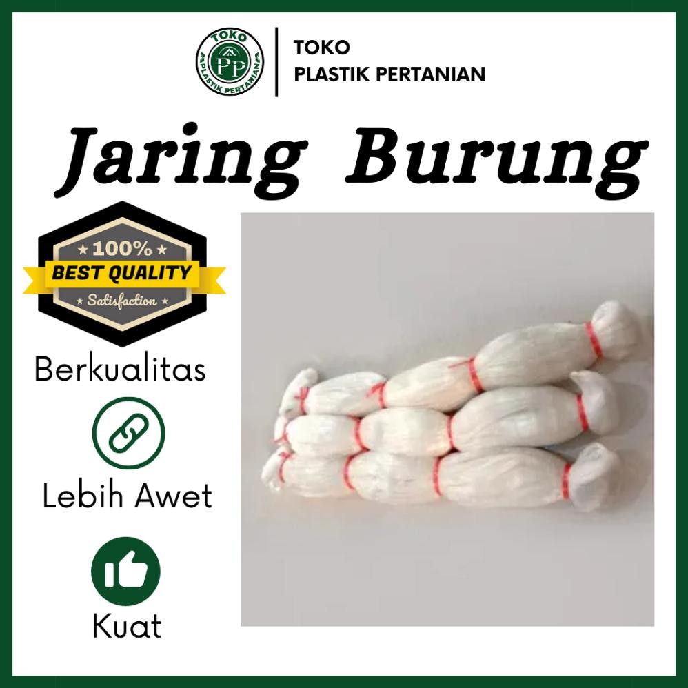 Jaring Burung 0.12 100Md 100 Yard - Jaring Pelindung Padi Spaylater 0%|Terlaris|Trend|Baru|Ready|Rea