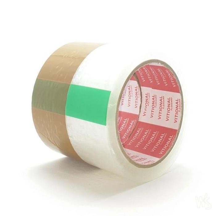 

Promo @6 Pcs (1 Slop) Vitional Hj Lakban Opp 2" 45Mm 72Y / Solasi / Isolasi