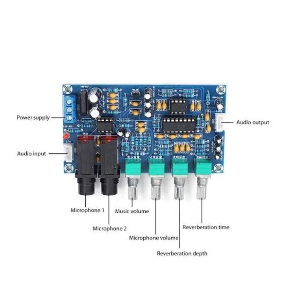 Kit Echo Reverb Karaoke Xh-M173 New Stok