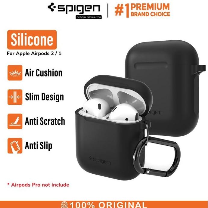Apple Airpods Case Silicone Spigen Apple Airpods Pouch Original Casing New Stok